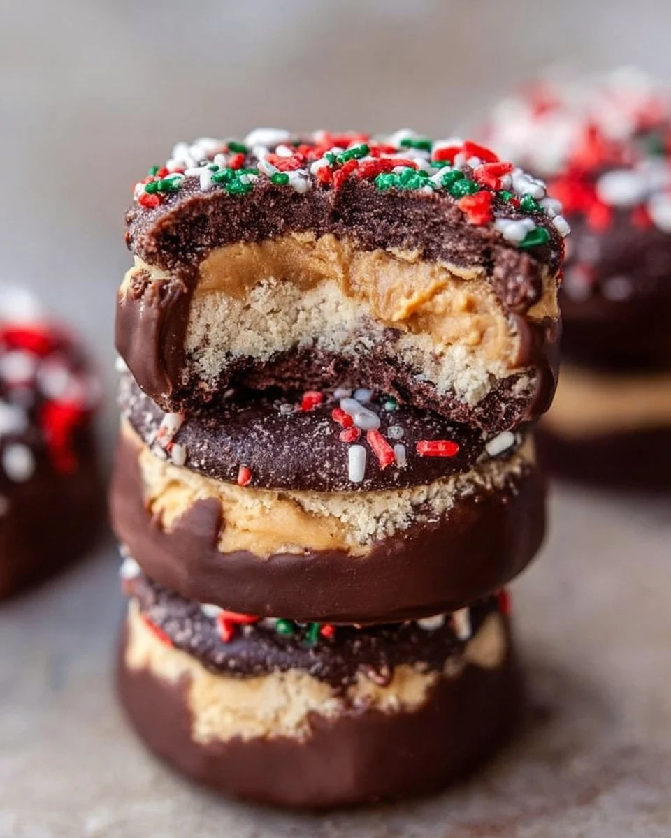 Chocolate Peanut Butter Stacks