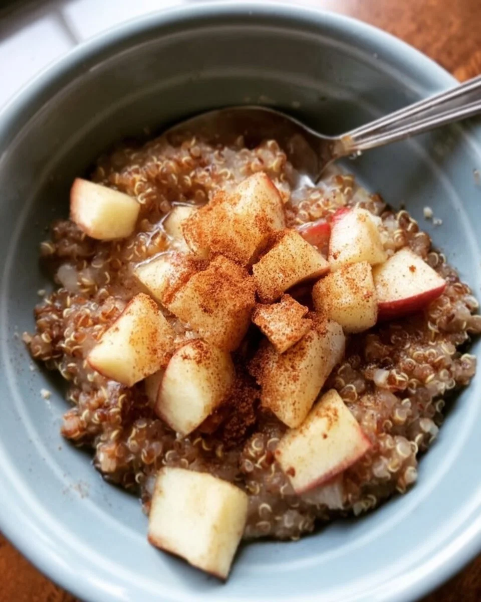 Cinnamon Apple Breakfast Quinoa