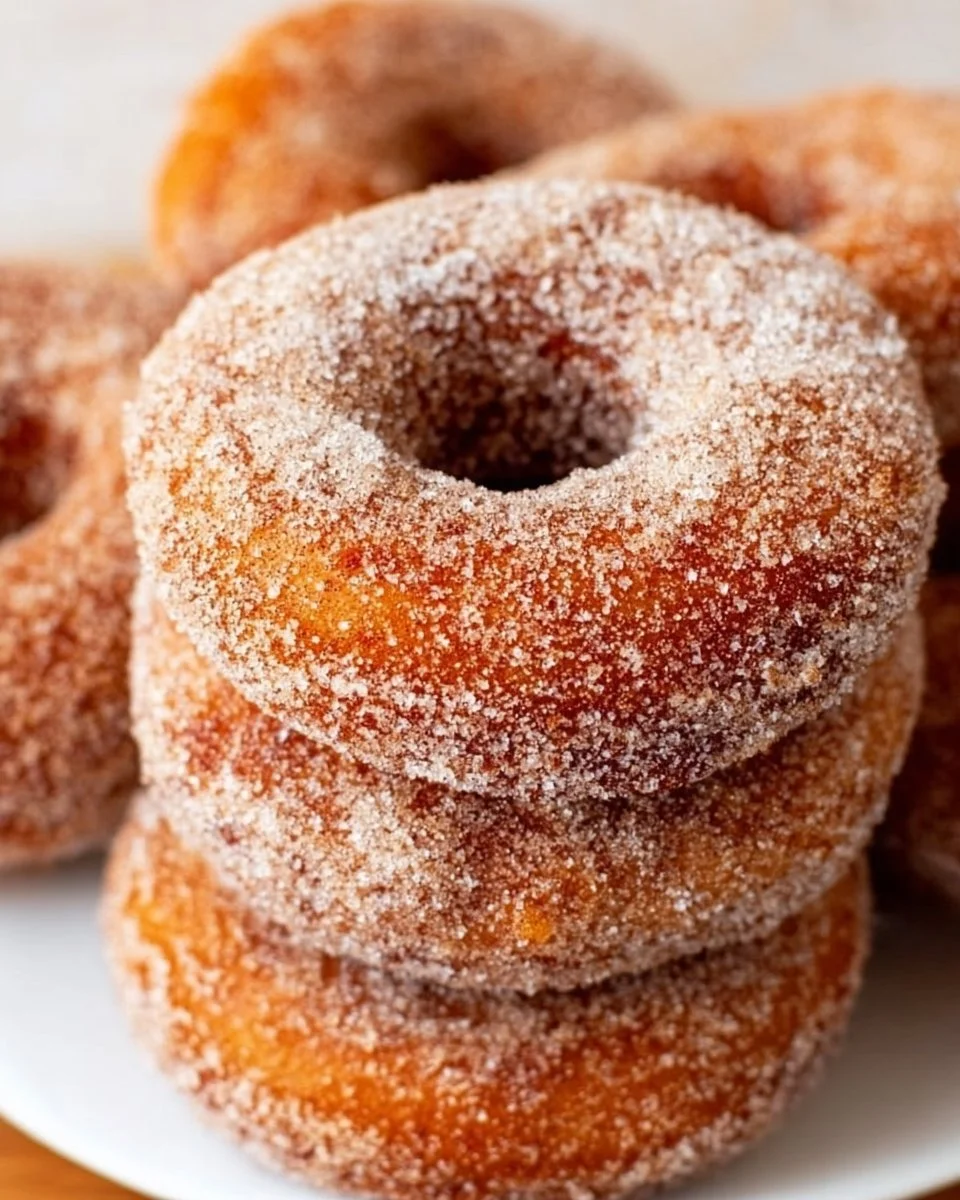 Cinnamon Apple Donuts