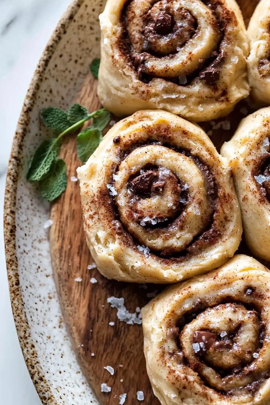 Cookie Dough Cinnamon Rolls