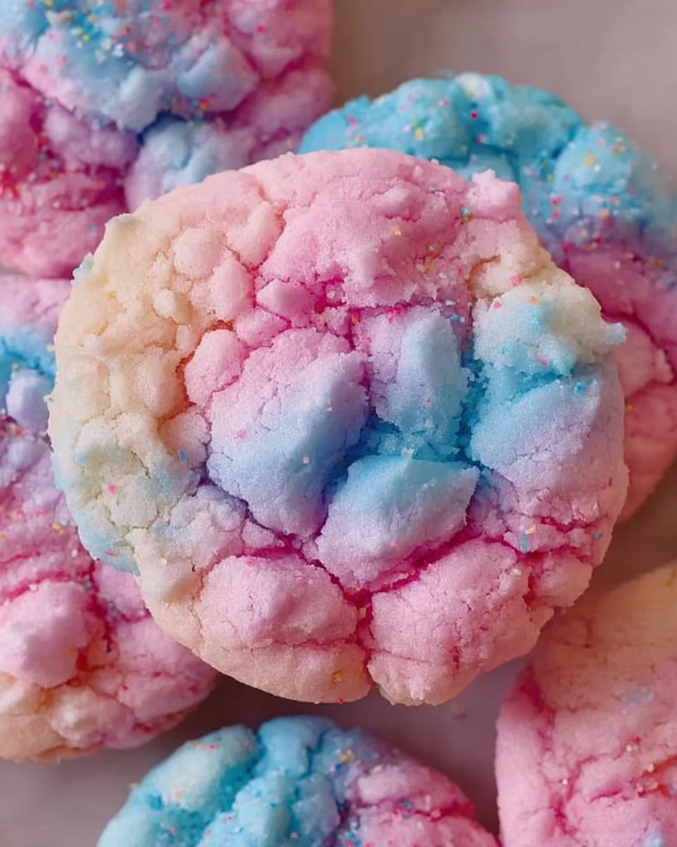 Cotton Candy Cookies