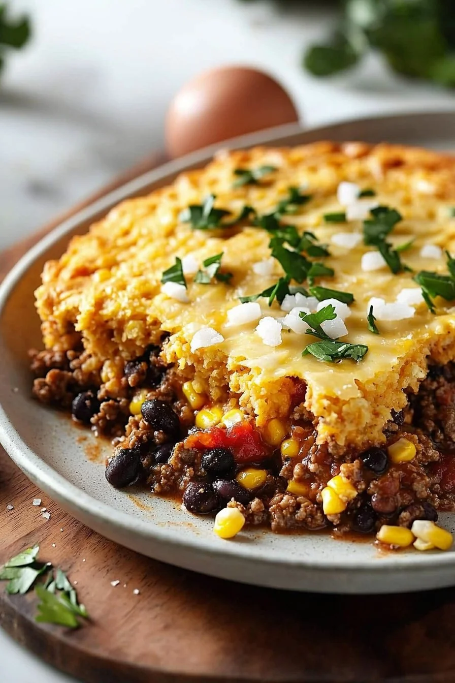 Cowboy Cornbread Casserole