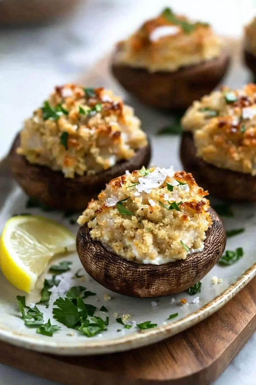 Crab Stuffed Mushrooms