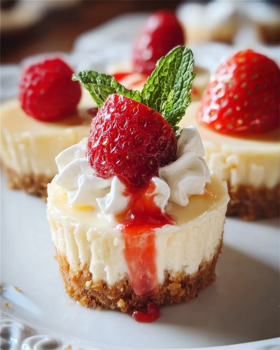 Creamy Mini Cheesecakes