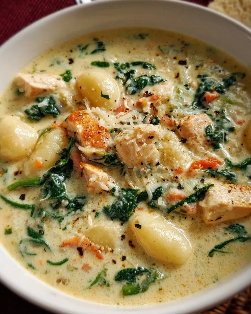 Creamy Olive Garden Chicken Gnocchi Soup