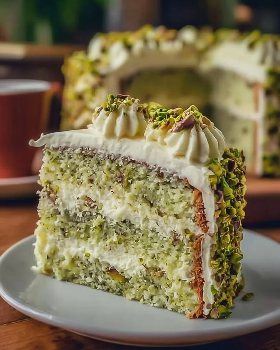 Creamy Pistachio Cake