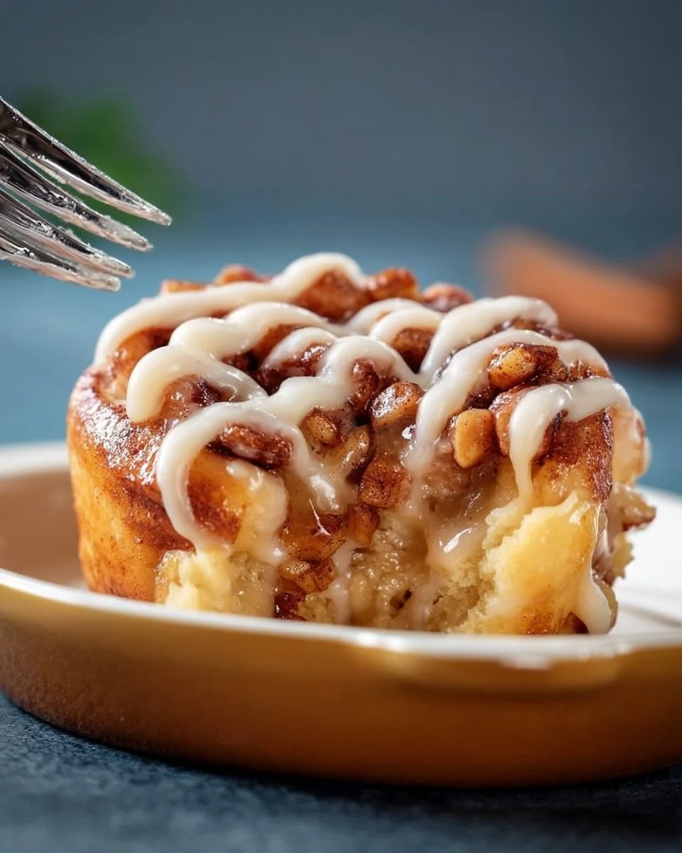 Crockpot Apple Cinnamon Rolls