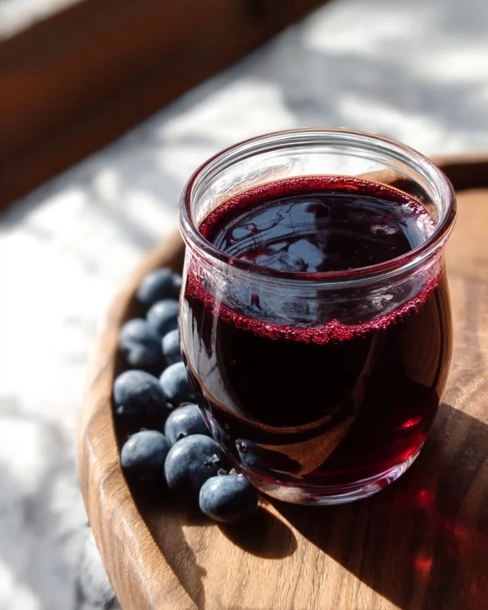 Easy Blueberry Coffee Syrup