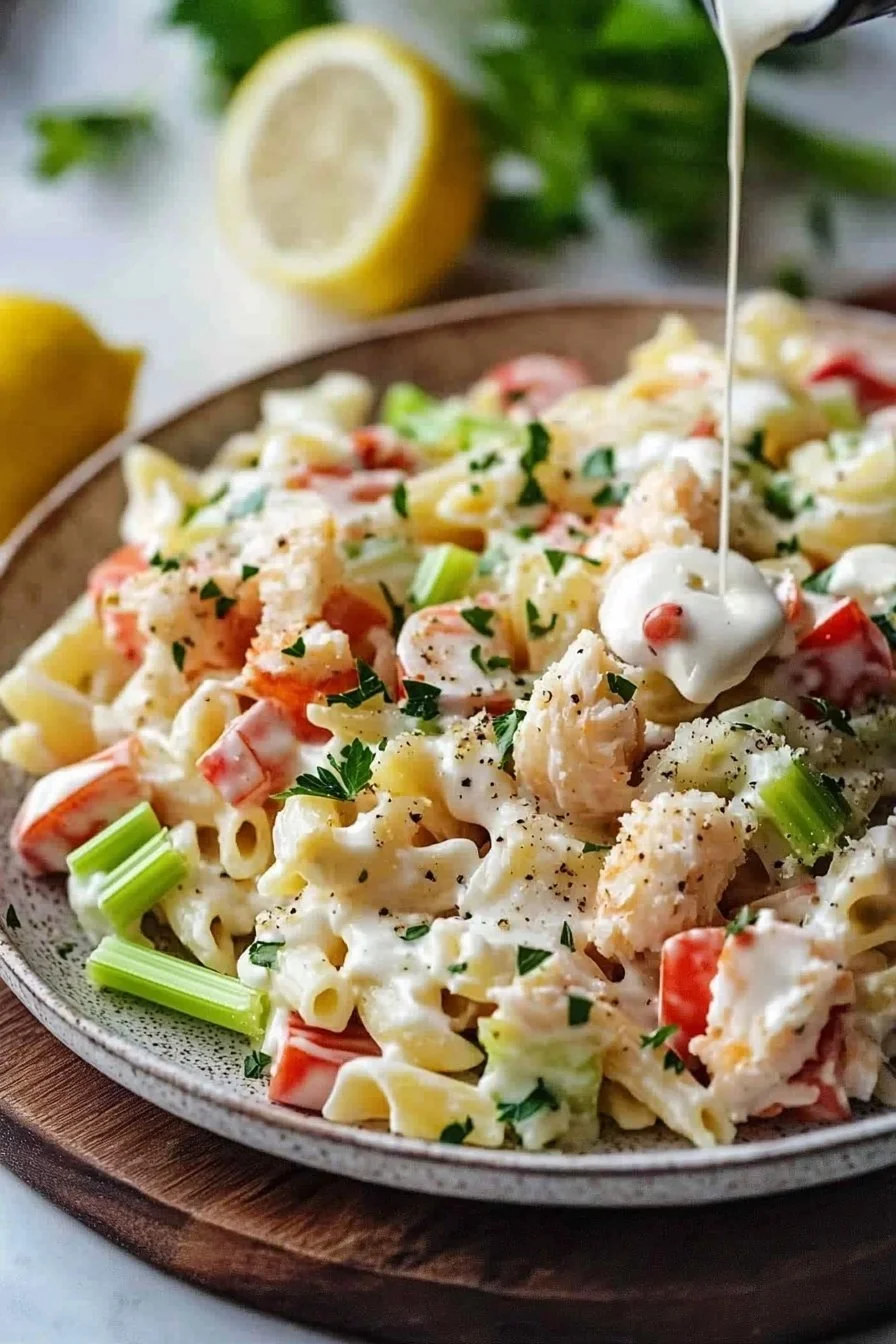 Easy Crab & Pasta Salad