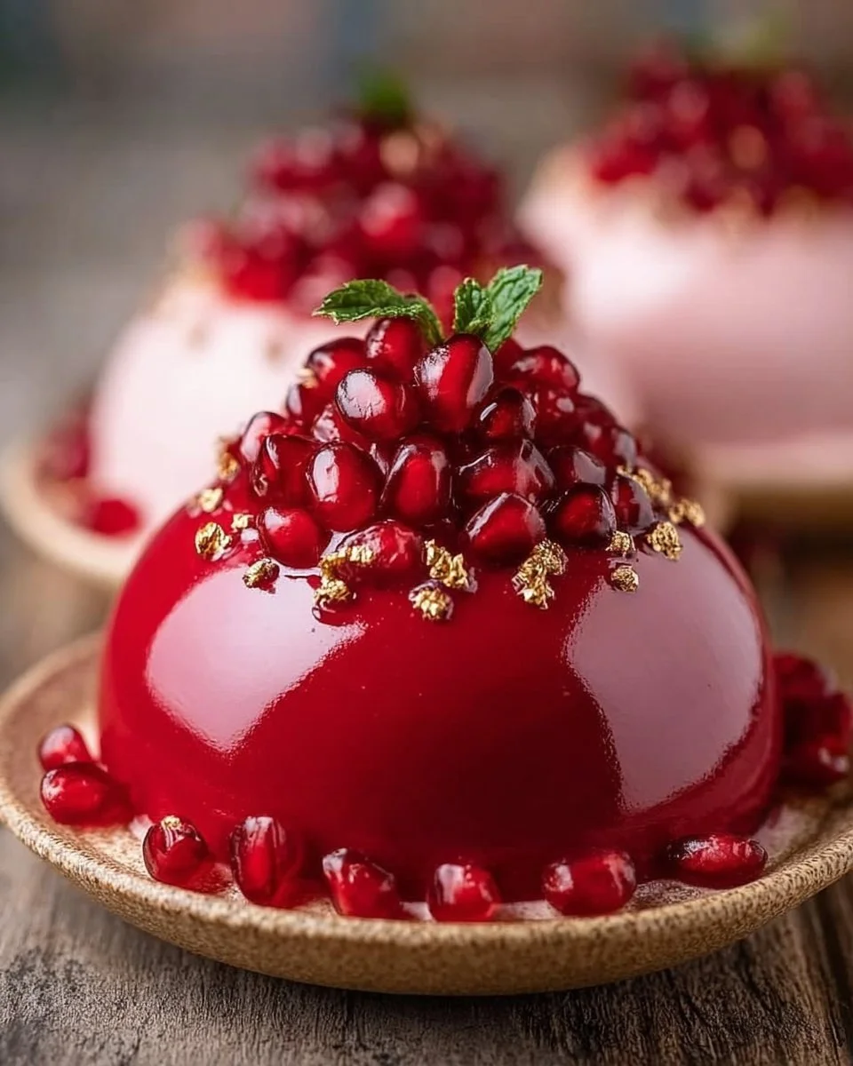Easy Glossy Pomegranate Mousse