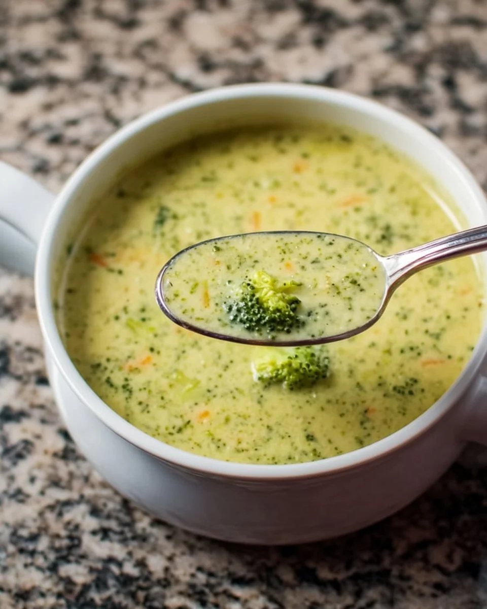 Easy High Protein Broccoli Cheddar Soup