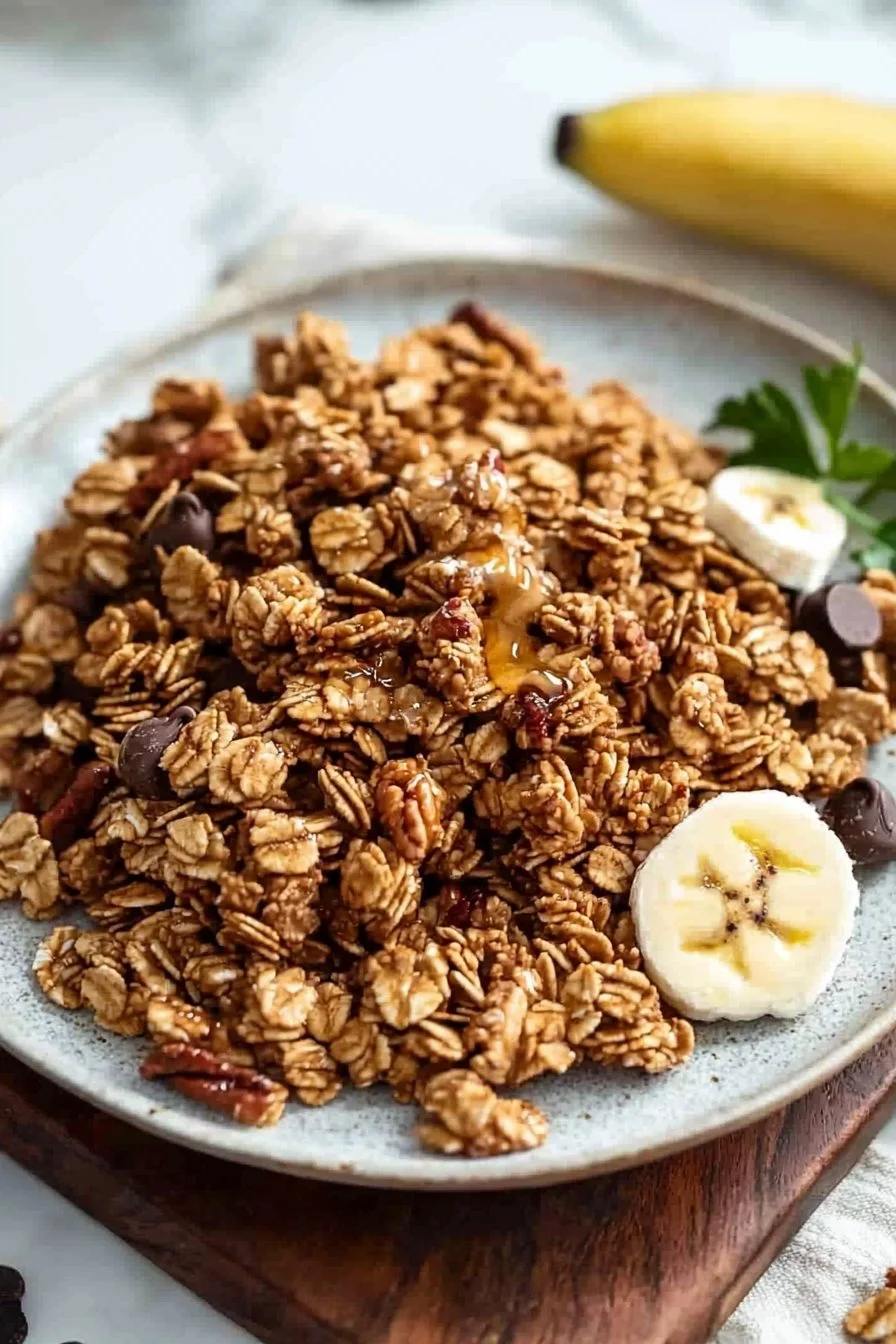 Easy Homemade Banana Bread Granola