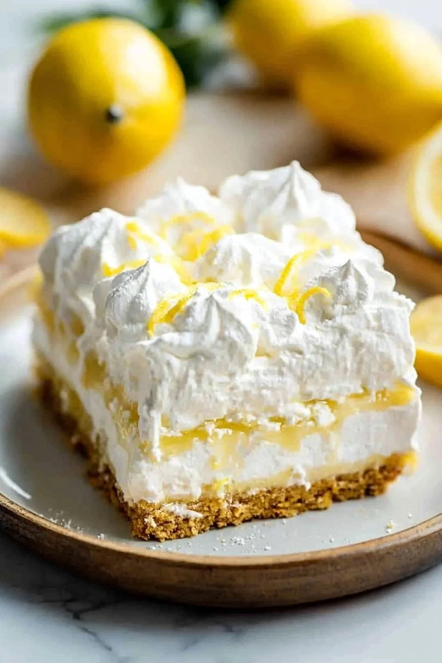Easy Lemon Cream Layer Dessert