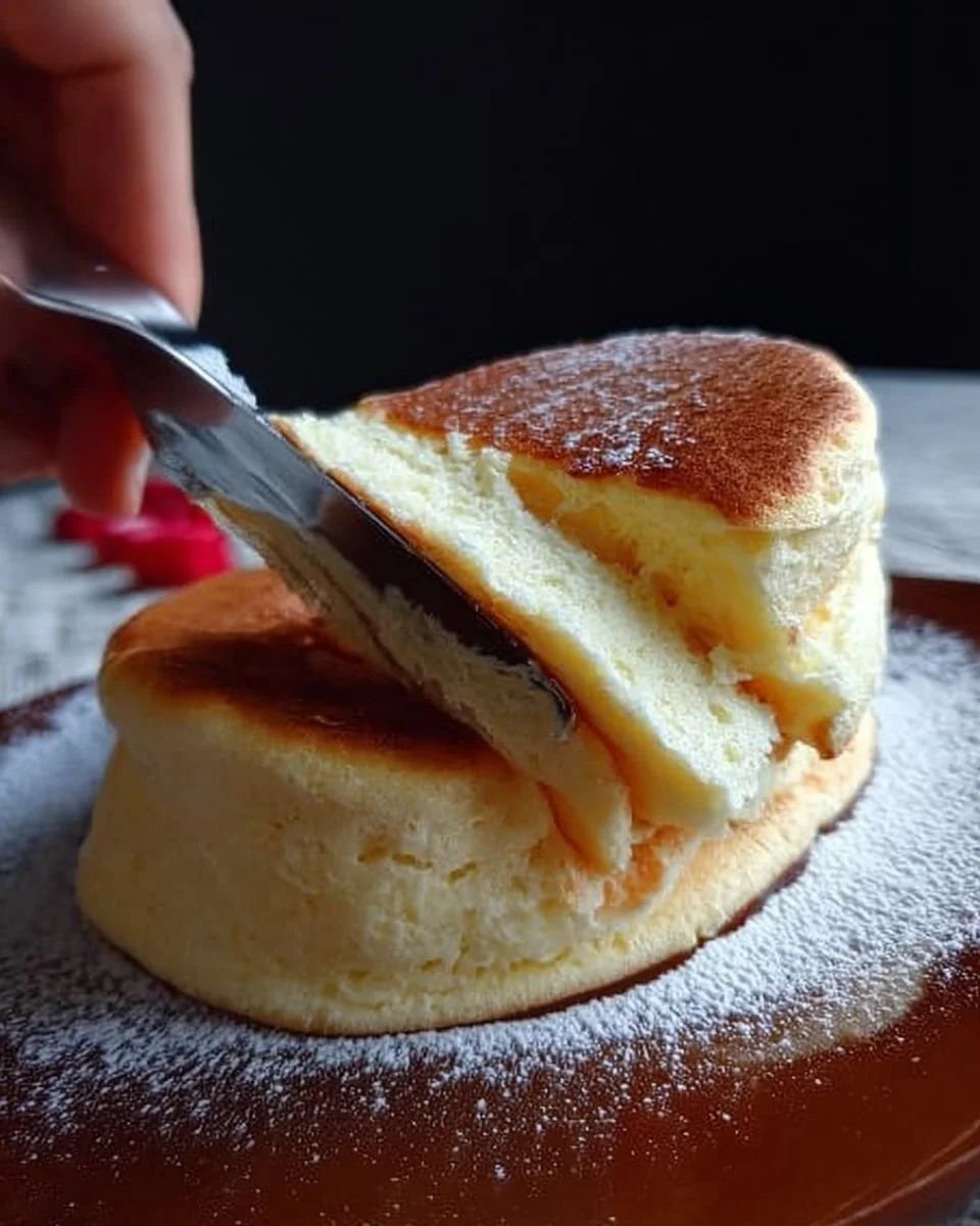 Fluffy Japanese Soufflé Pancakes
