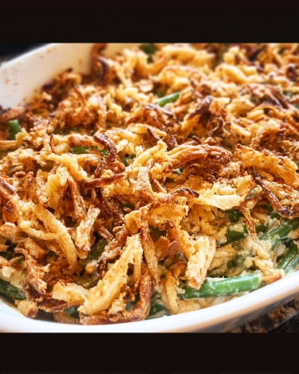 Fresh Green Bean Casserole