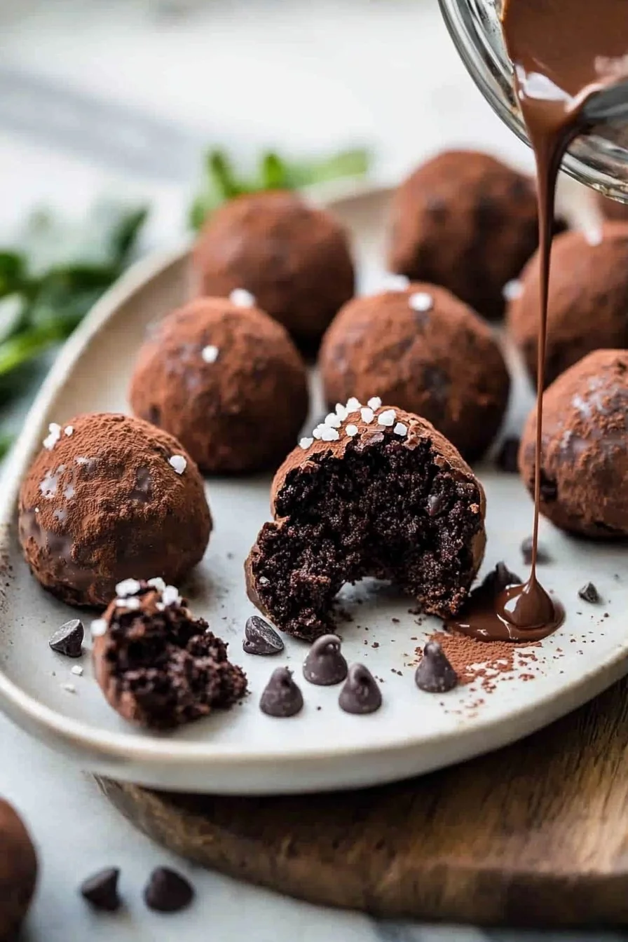 Fudgy Brownie Truffles