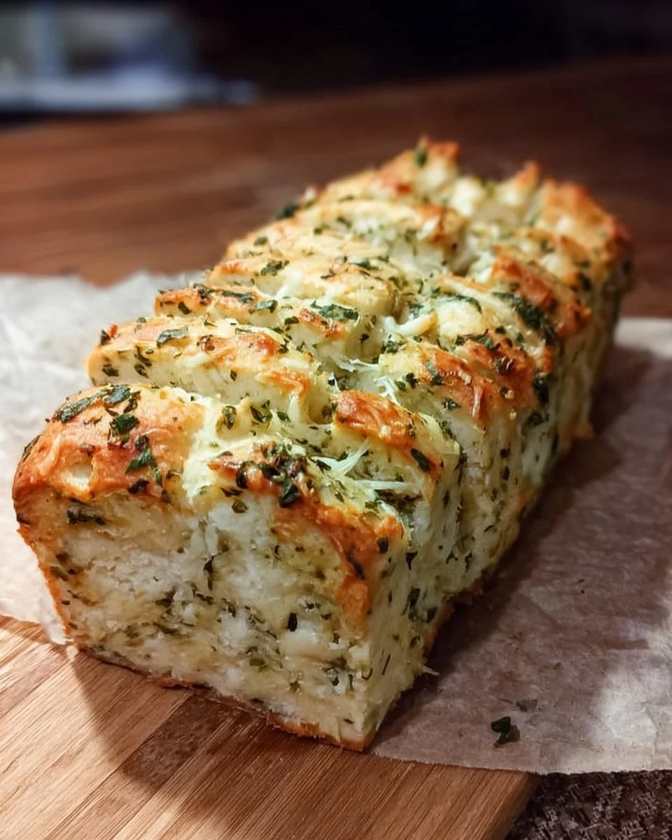 Garlic Herb and Cheese Pull Apart Bread