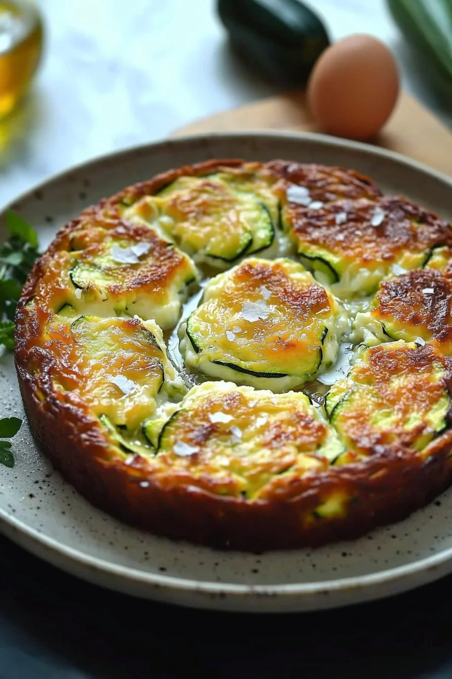 Goat Cheese and Zucchini Cake