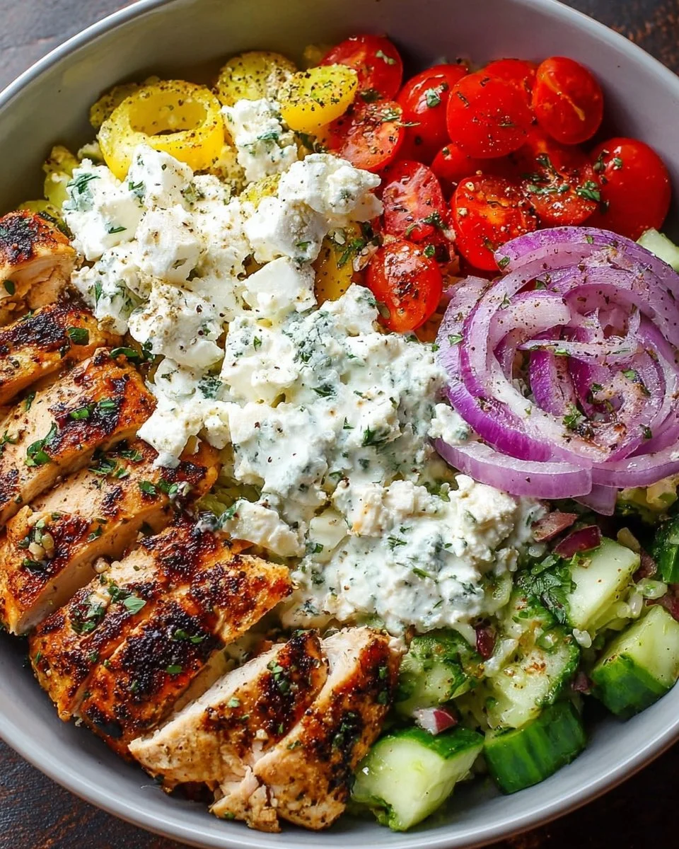 Greek Chicken Bowls