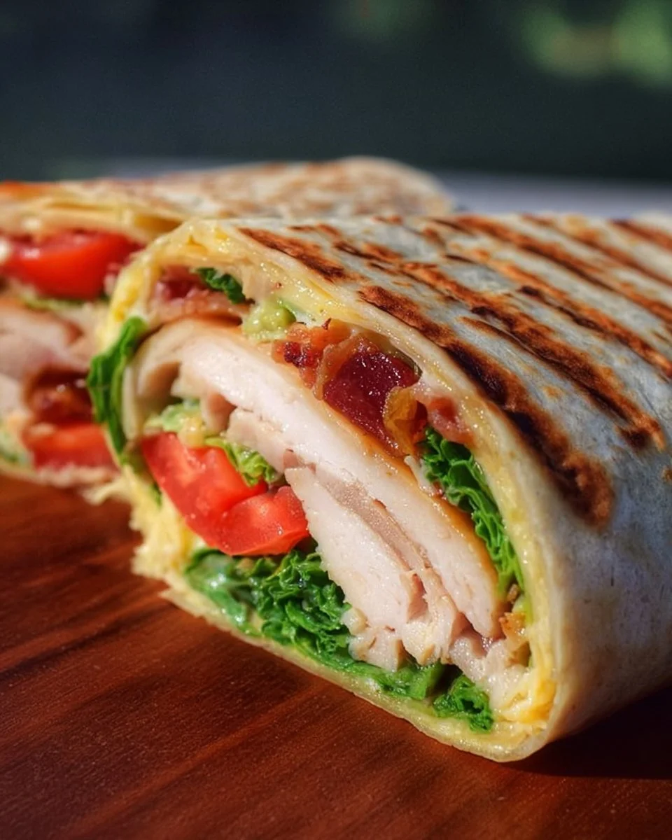 Grilled Turkey Wrap
