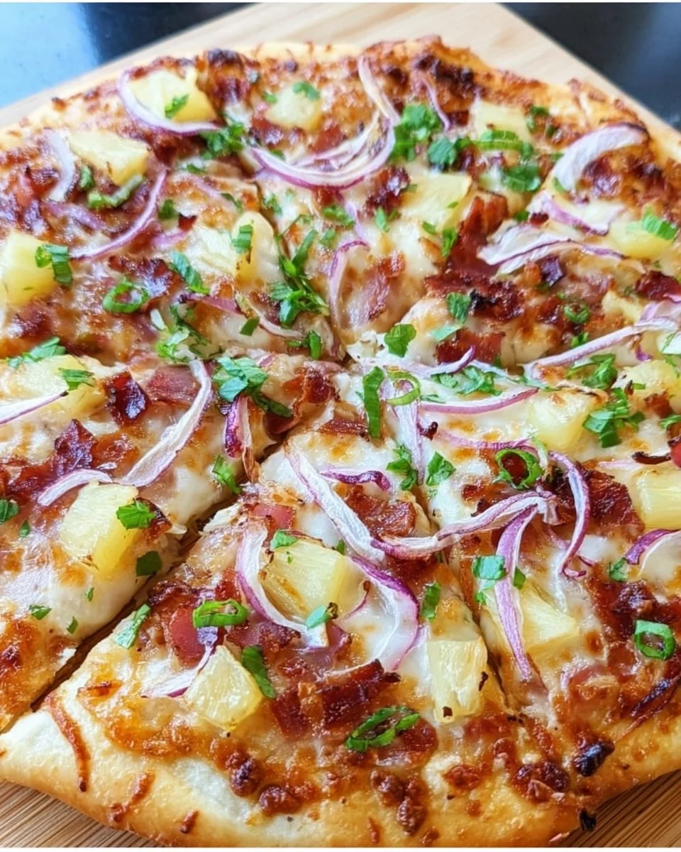 Hawaiian BBQ Pizza