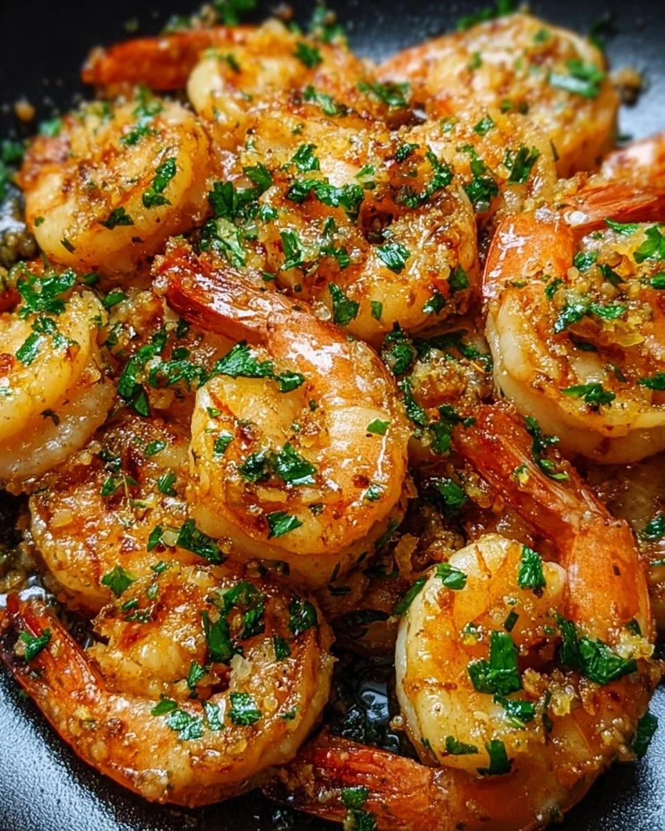Hawaiian Garlic Shrimp