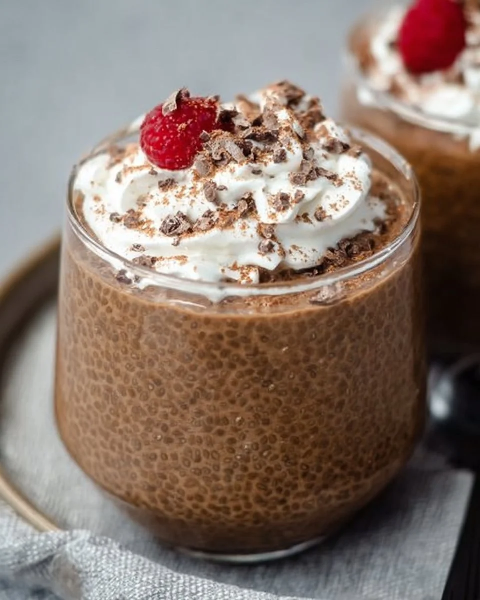 Healthy Mocha Chia Pudding