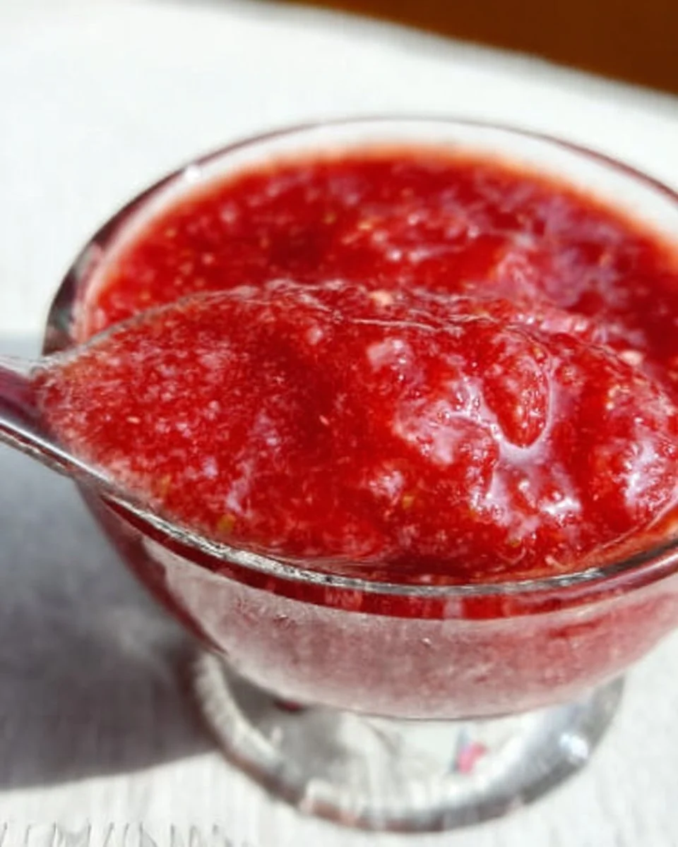 Homemade Strawberry Sauce