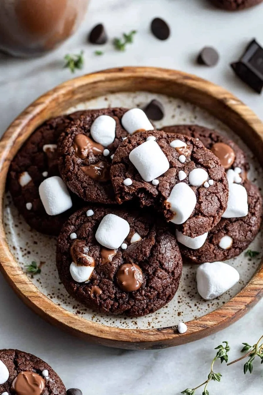 Hot Chocolate Cookies