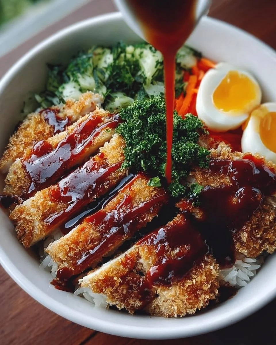 Katsu Bowls with Tonkatsu Sauce