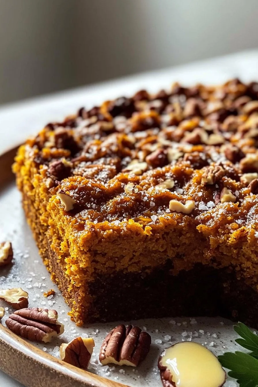 Keto Pumpkin Crunch Cake