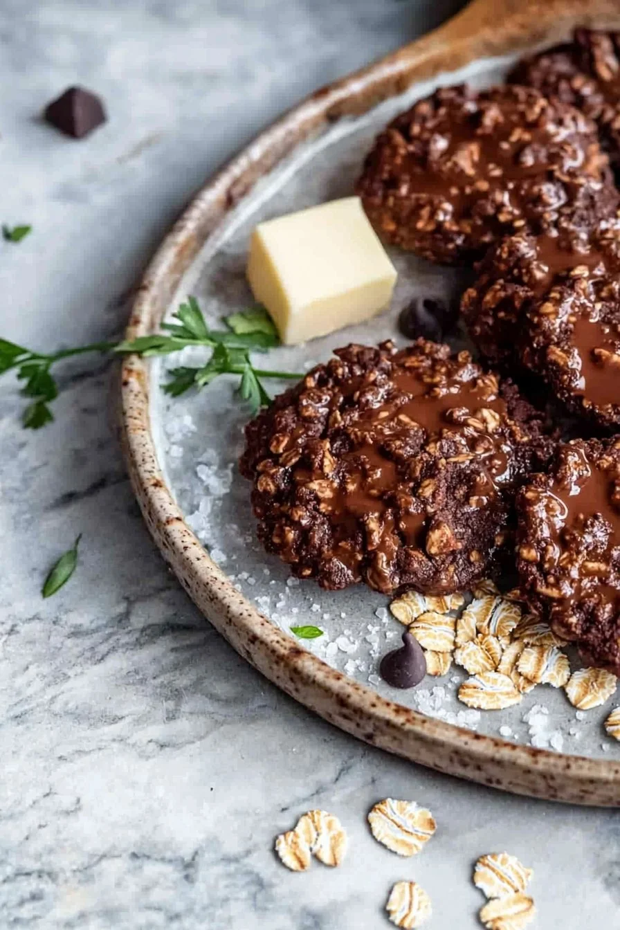 No Bake Cookies without Peanut Butter