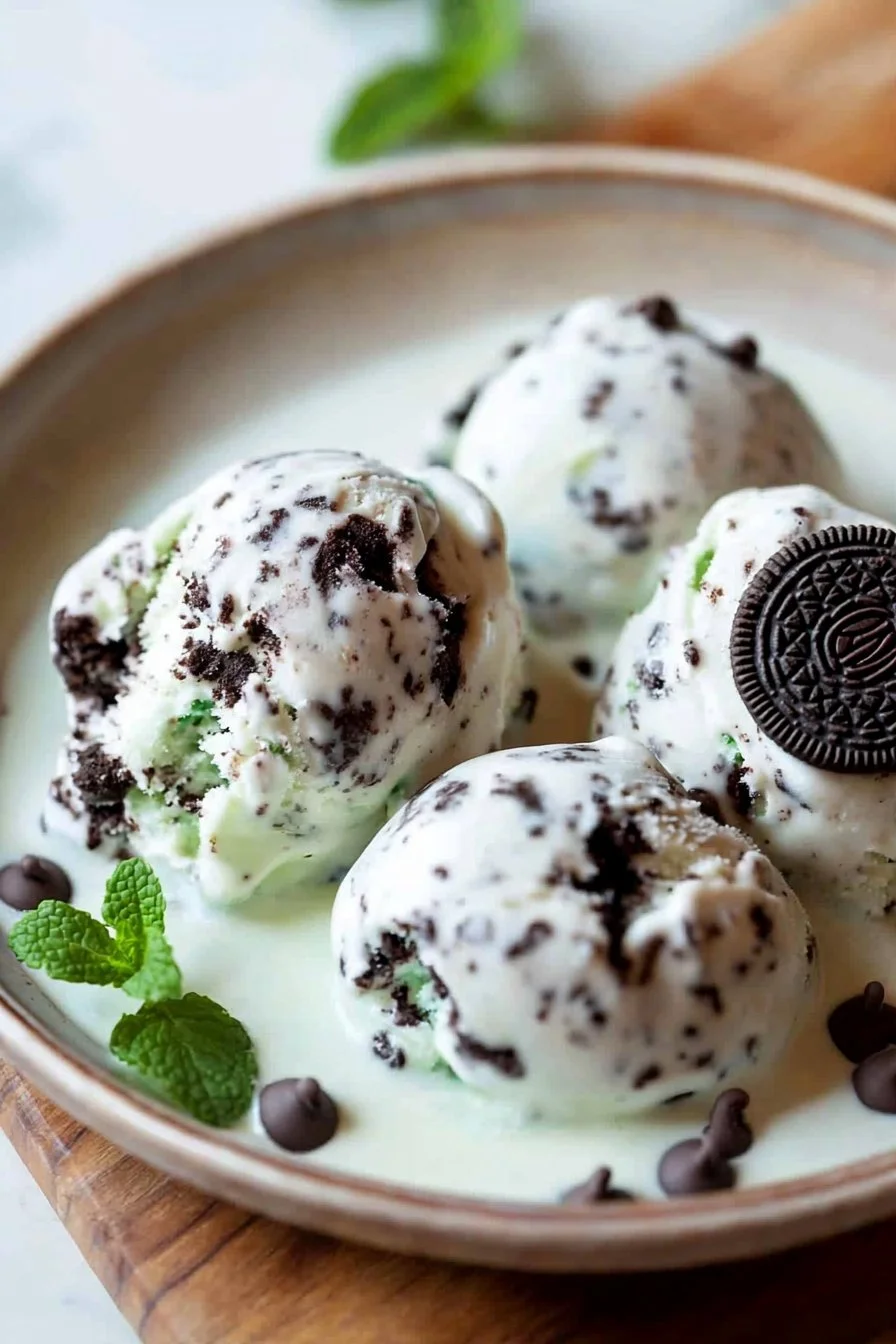 Oreo Mint Chocolate Ice Cream
