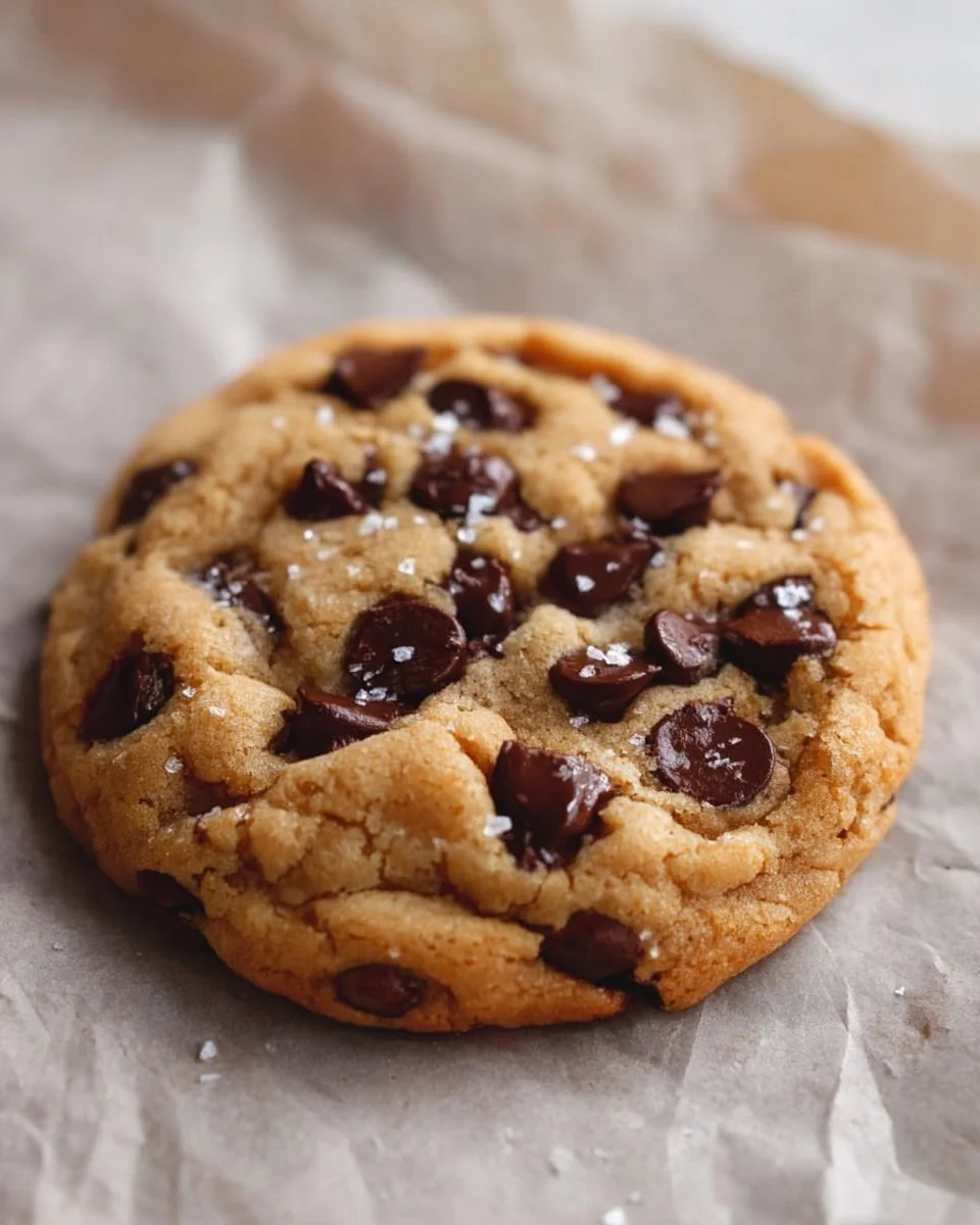 Perfect Single Serve Chocolate Chip Cookie