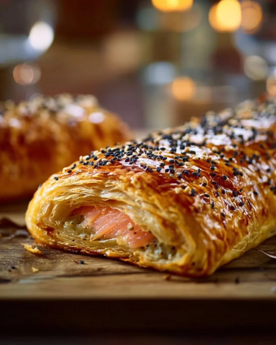 Salmon & Leek Puff Pastry