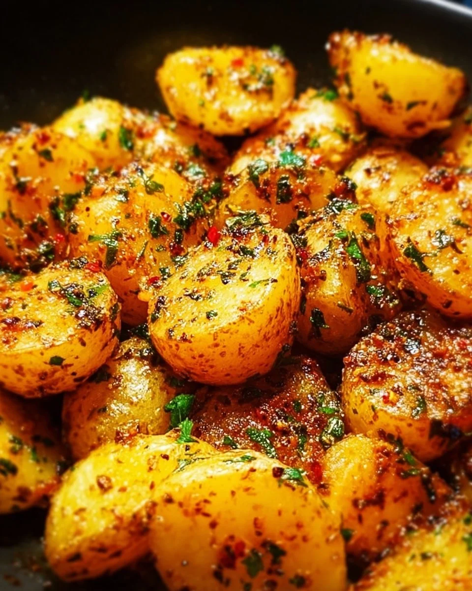 Simple Parmesan Crockpot Potatoes