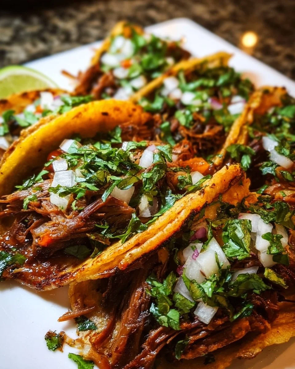Slow Cooker Beef Birria Tacos
