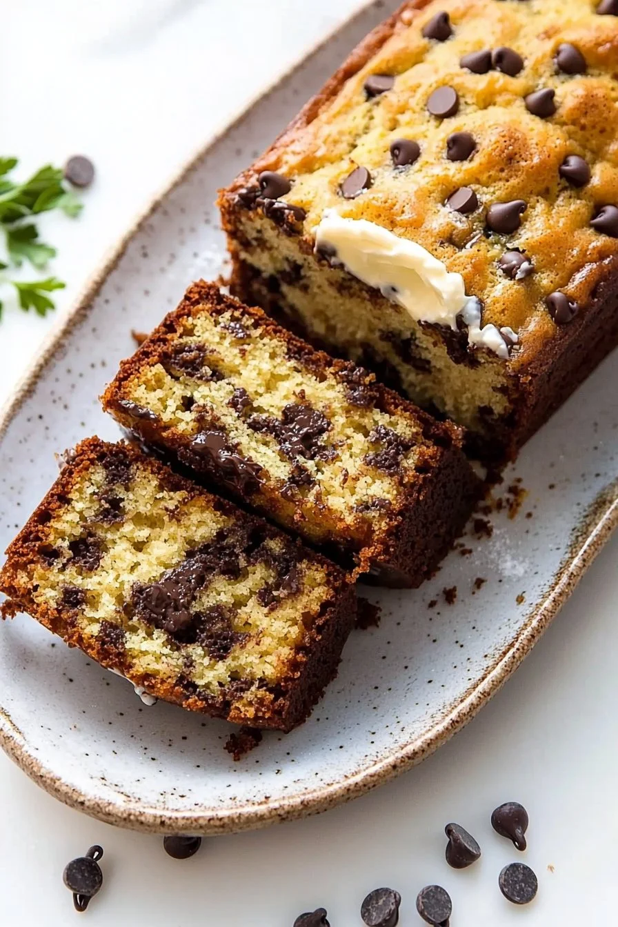 Sour Cream Chocolate Chip Pound Cake