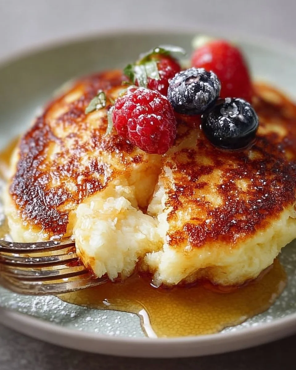 Tasty 5 Minute Cottage Cheese Pancake For One
