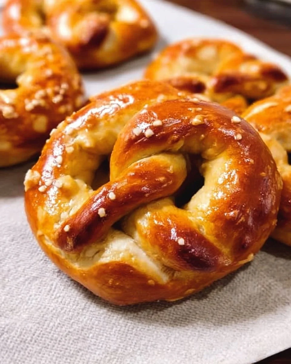 Traditional German-Style Buttery Homemade Soft Pretzels