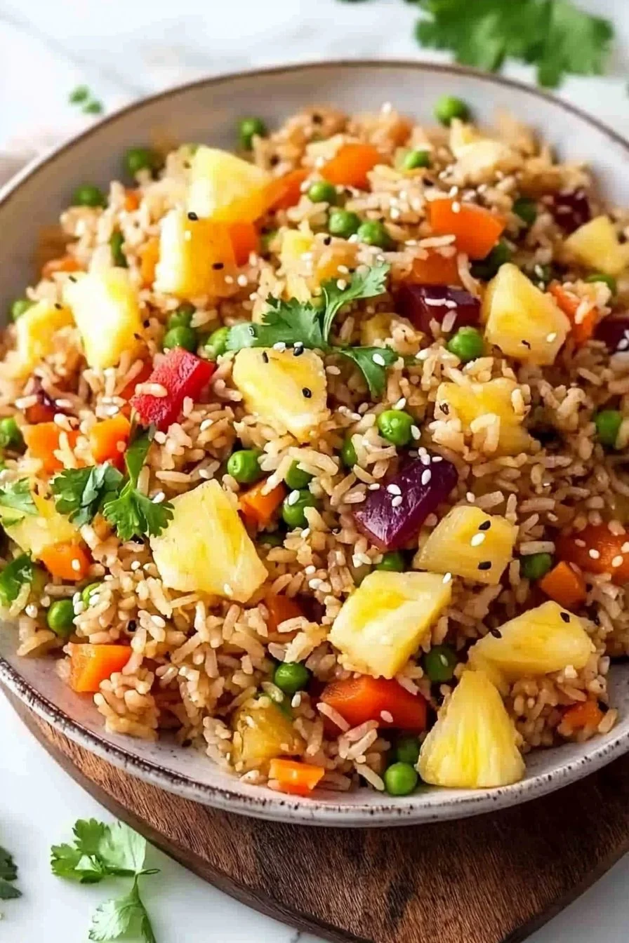 Vegan Pineapple Fried Rice