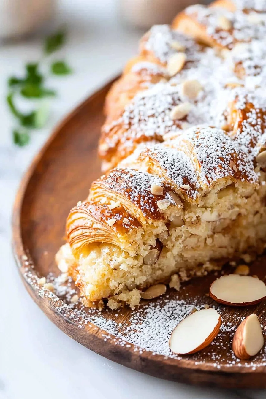 Almond Croissant Cake