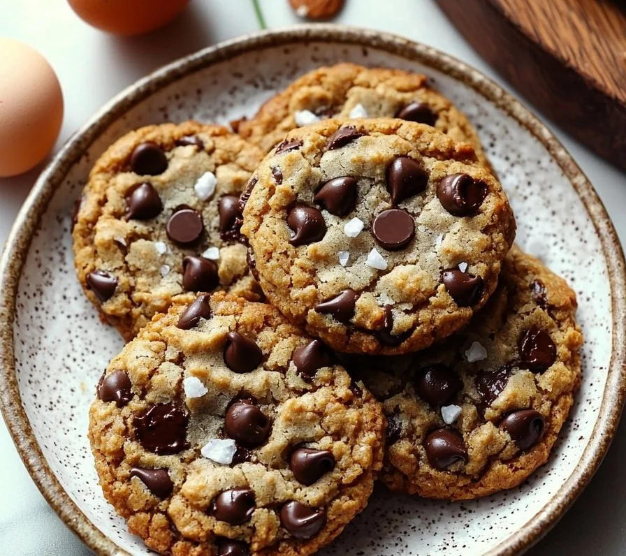 Almond Flour Chocolate Chip Cookies