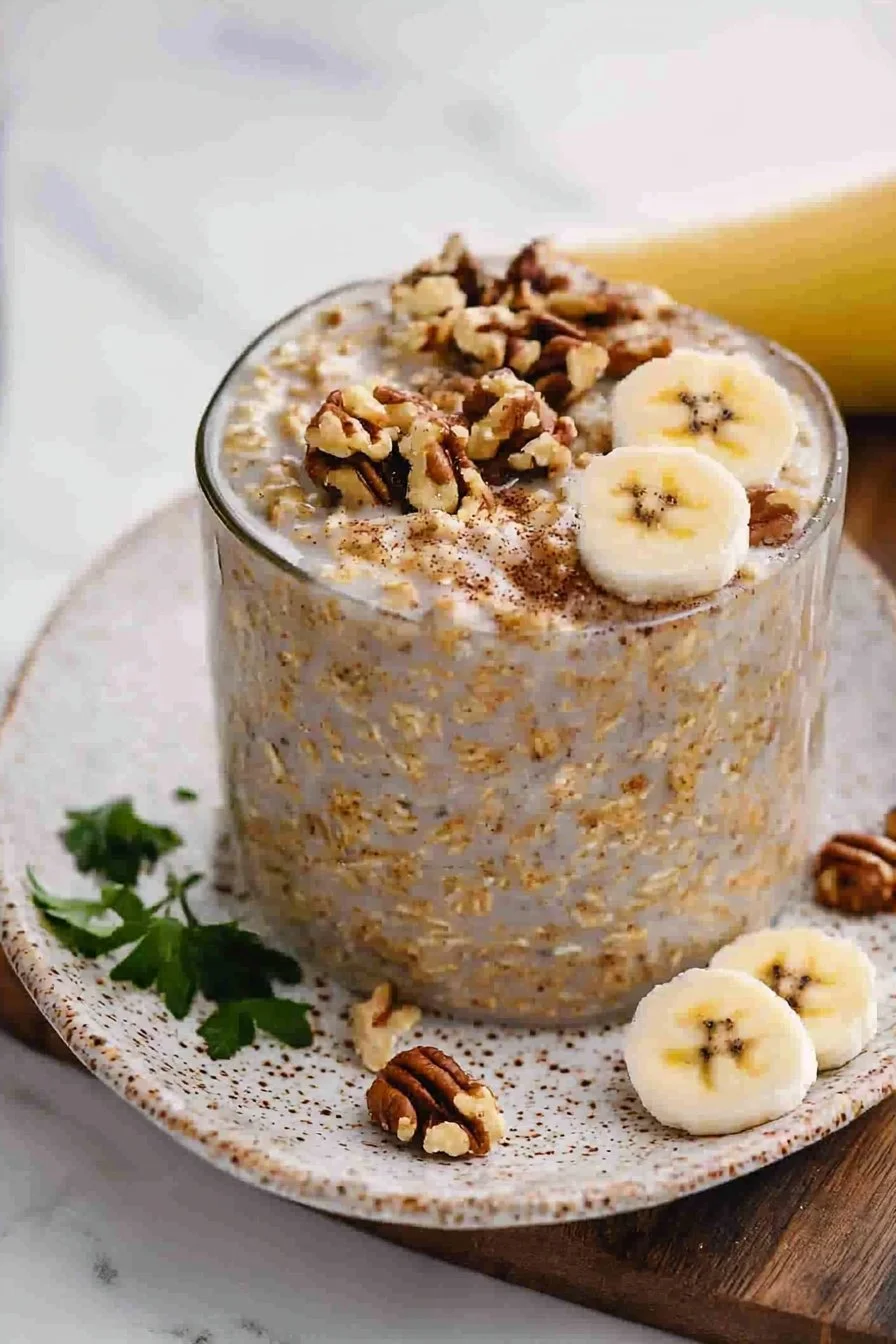 Banana Bread Overnight Oats