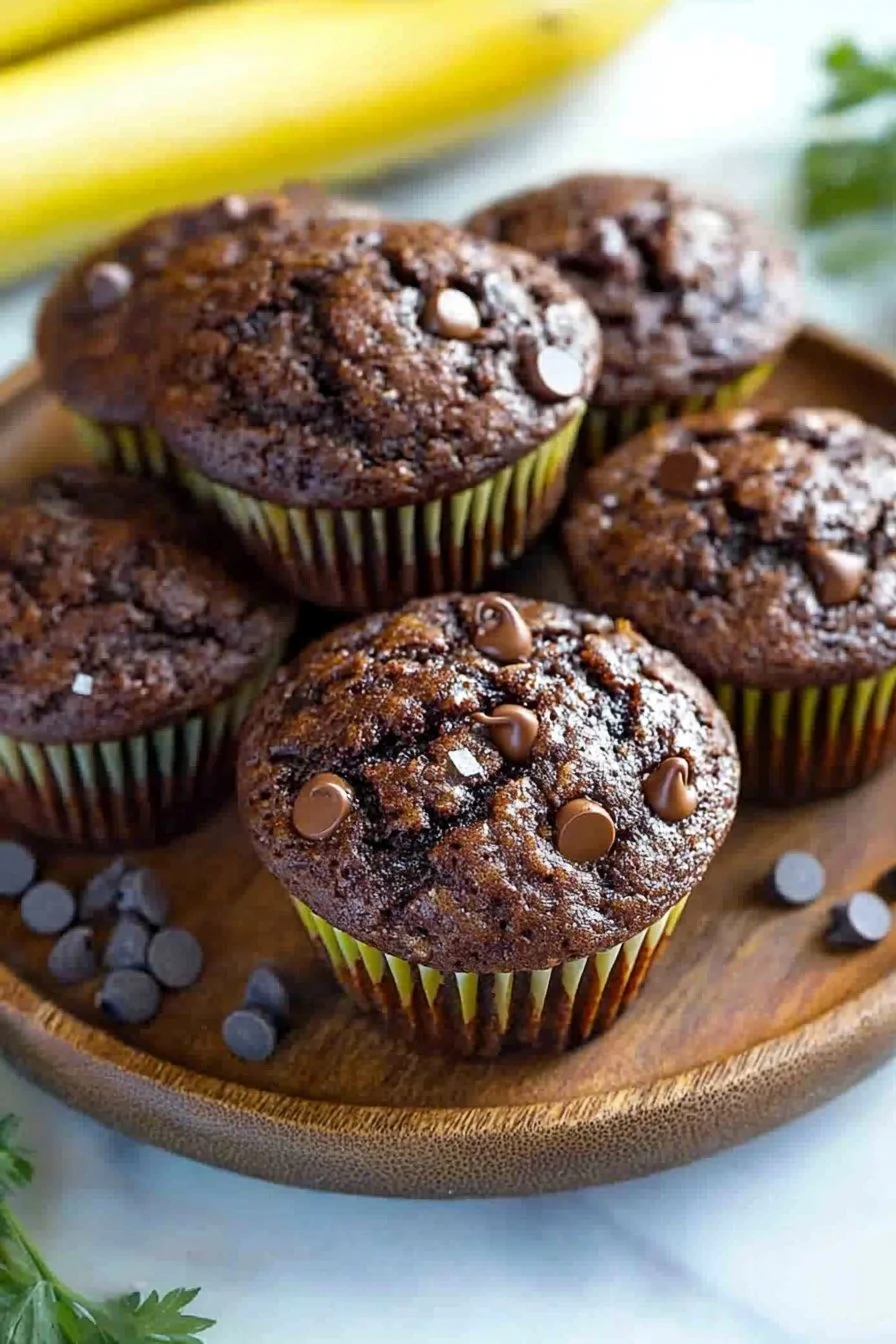 Best Chocolate Banana Muffins