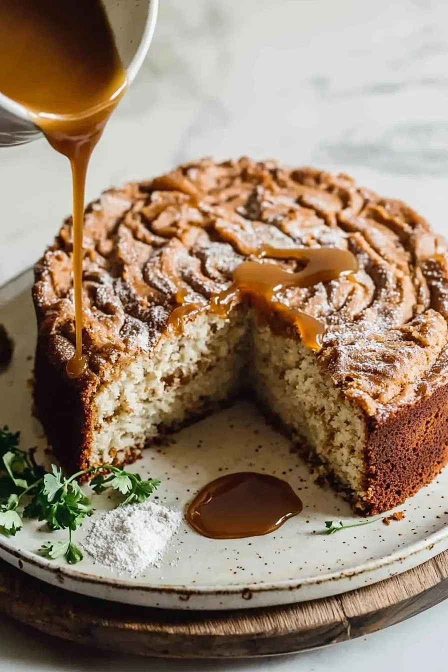 Biscoff Caramel Cake