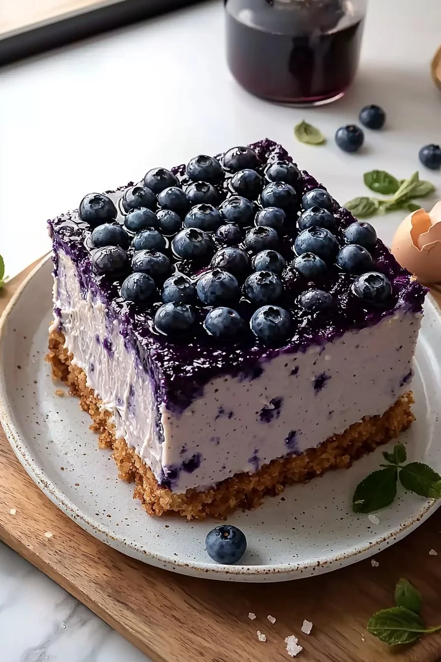 Blueberry Chiffon Cake