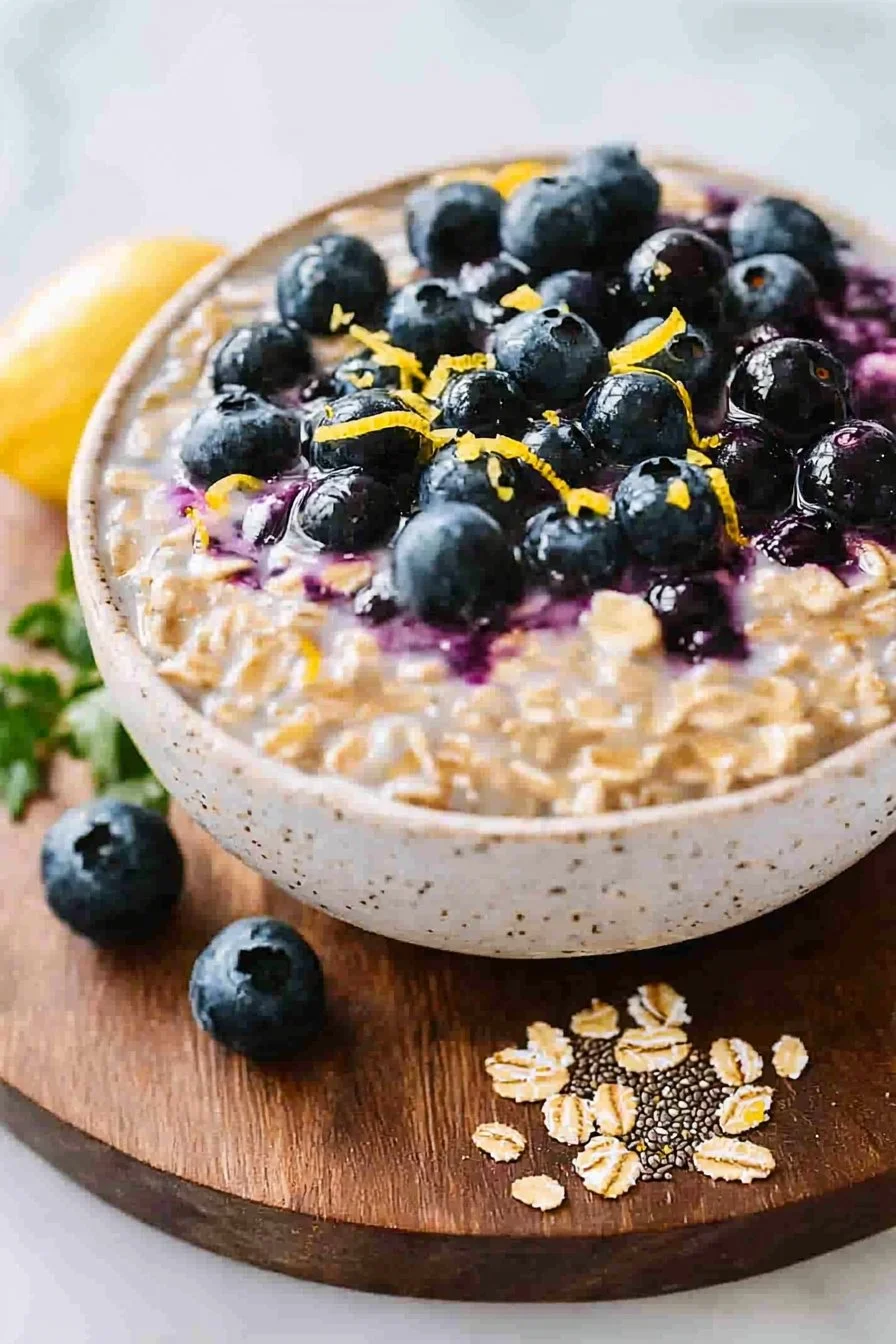 Blueberry Lemon Overnight Oats