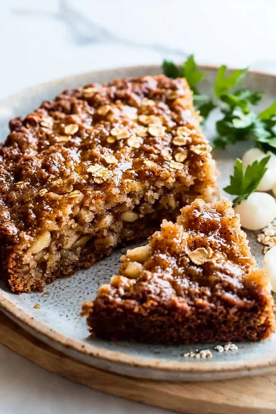 Breakfast Oatmeal Apple Cake (Flourless)