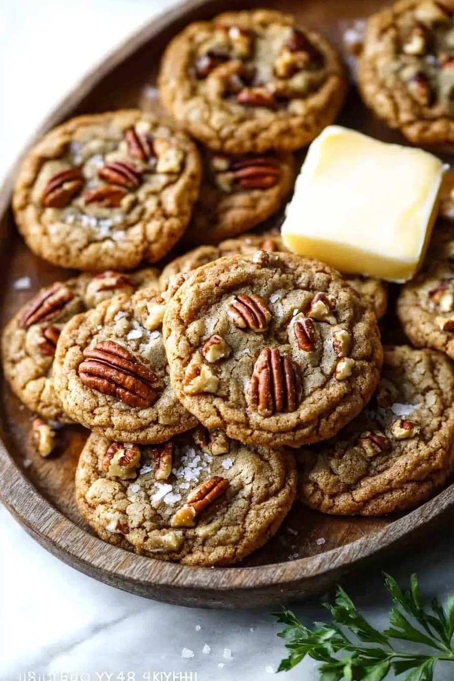 Brown Butter Pecan Cookies